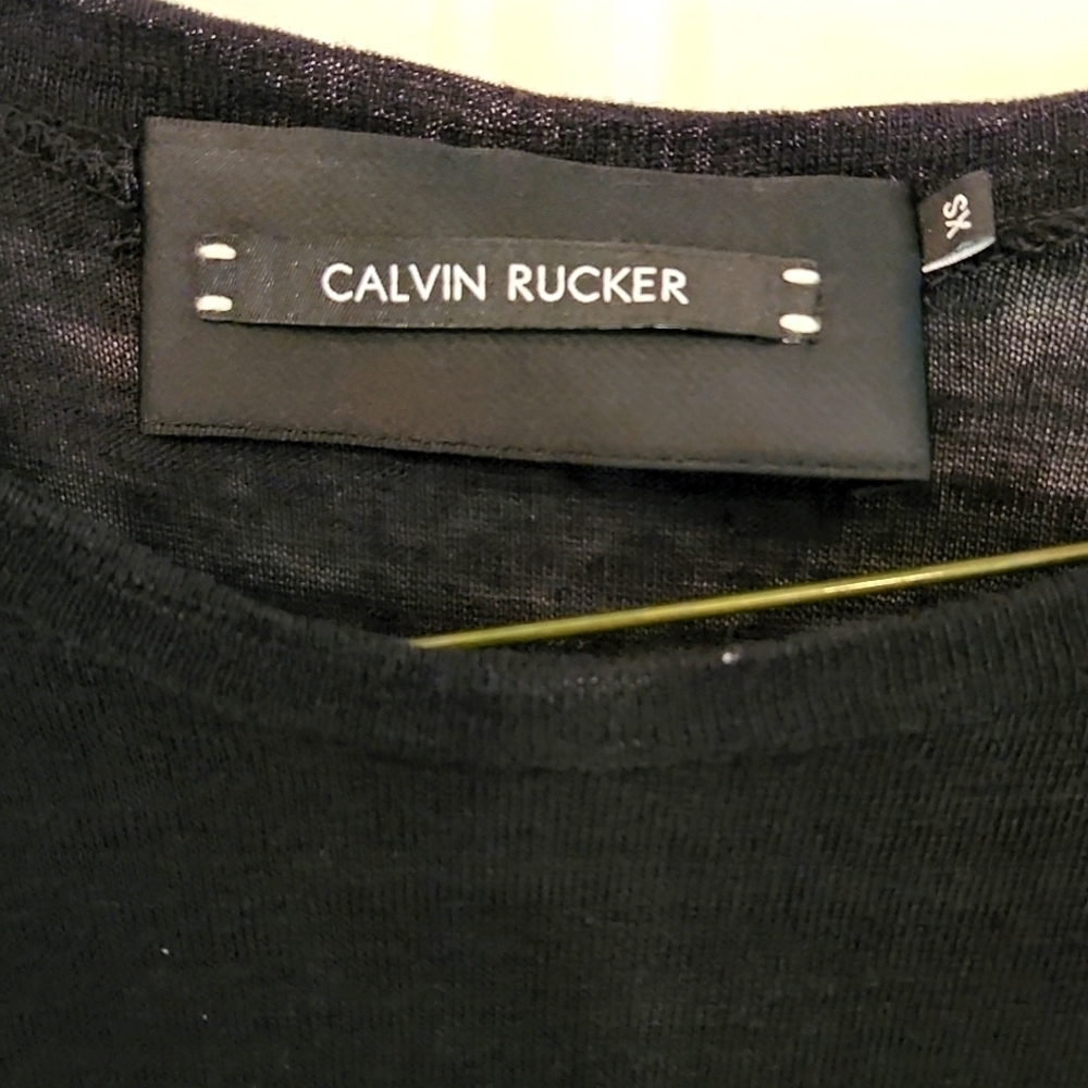Calvin Rucker Linen Burnout Top - Picture 4 of 6